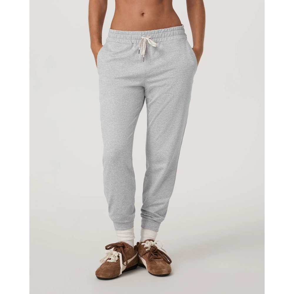 Vuori Performance Jogger Women's Large Pale Light Gray Athleisure Tall VW303-L